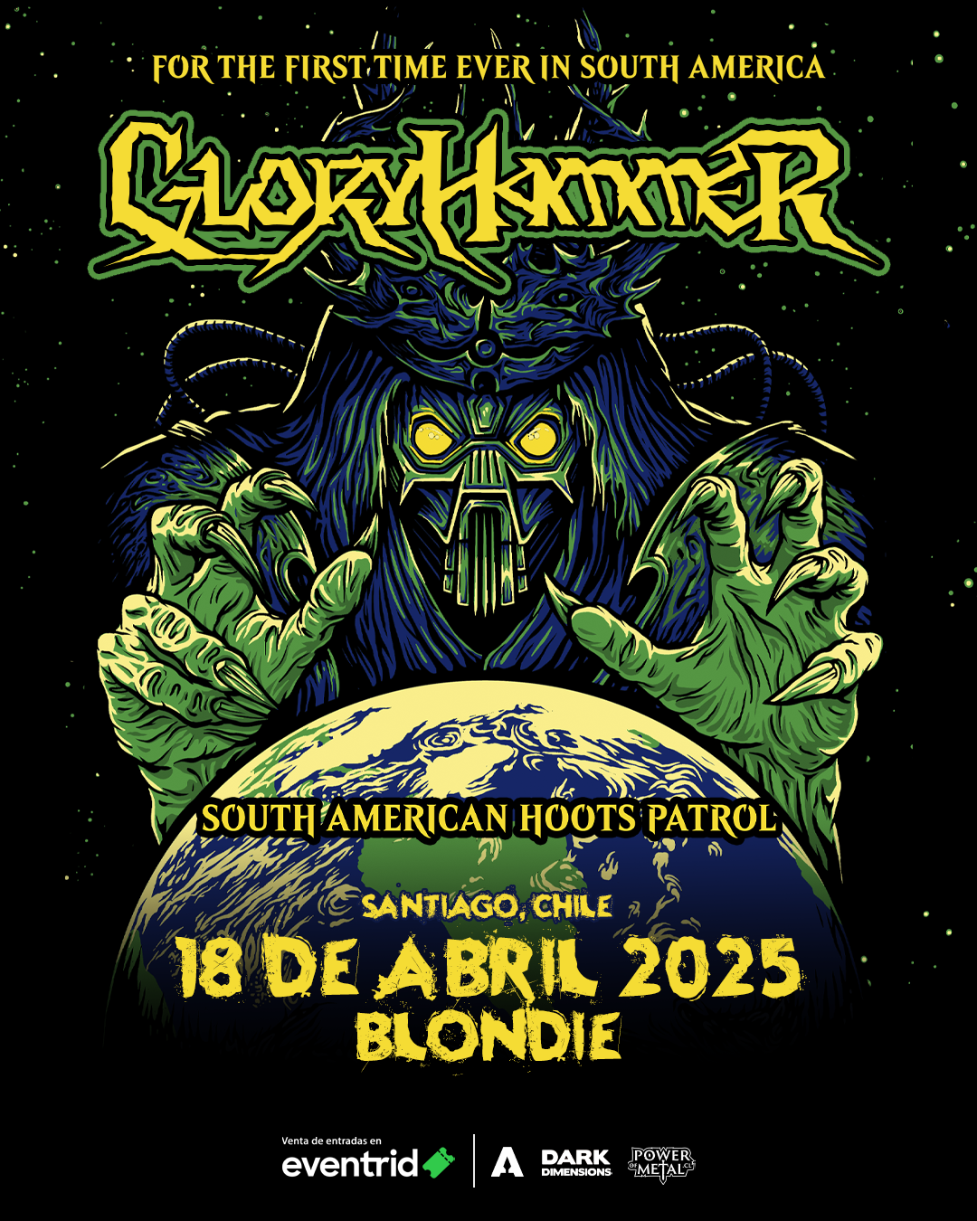 Gloryhammer llegará por primera vez a Chile el próximo 18 de abril